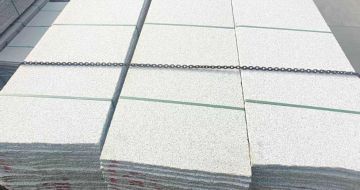 自贡芝麻白毛板，石材毛板