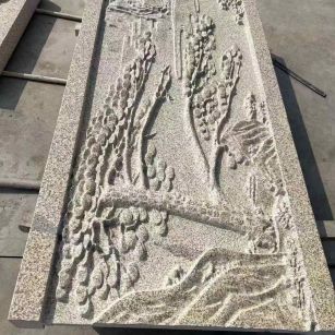 自贡黄金麻别墅雕刻版 别墅私人定制