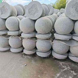 自贡圆球石球挡车球