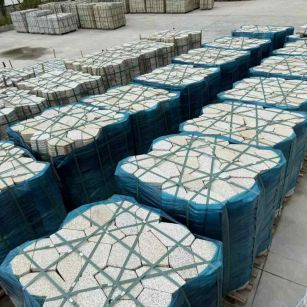 自贡黄金麻冰裂纹 碎拼