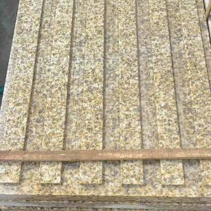 自贡黄金麻盲道 石材盲道