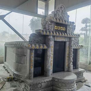自贡套墓 墓碑 围坟石 异形定制