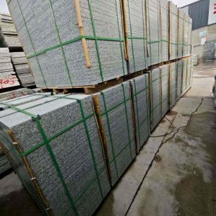 自贡芝麻白地铺版 石材地铺石