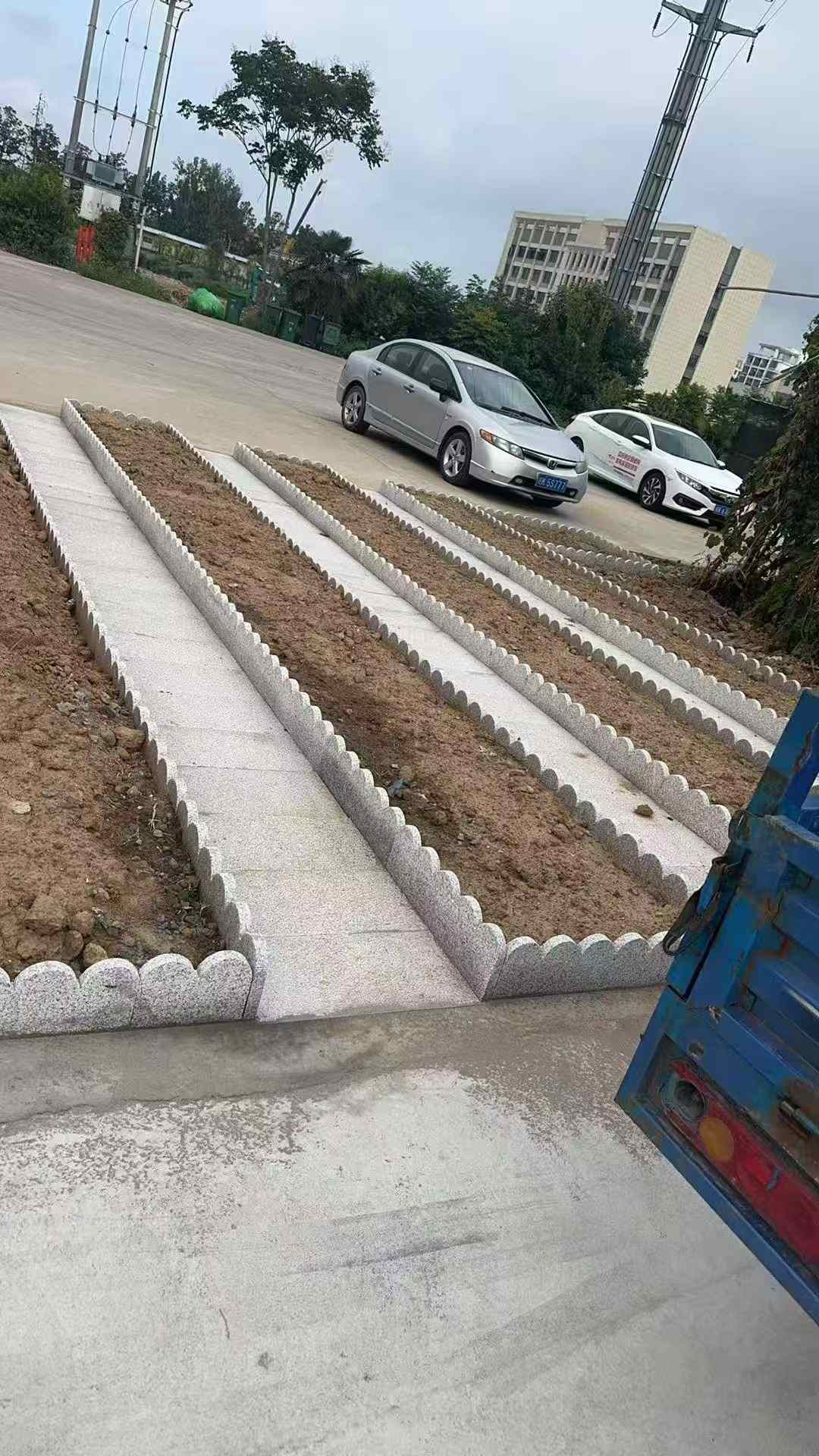 自贡芝麻白花边石