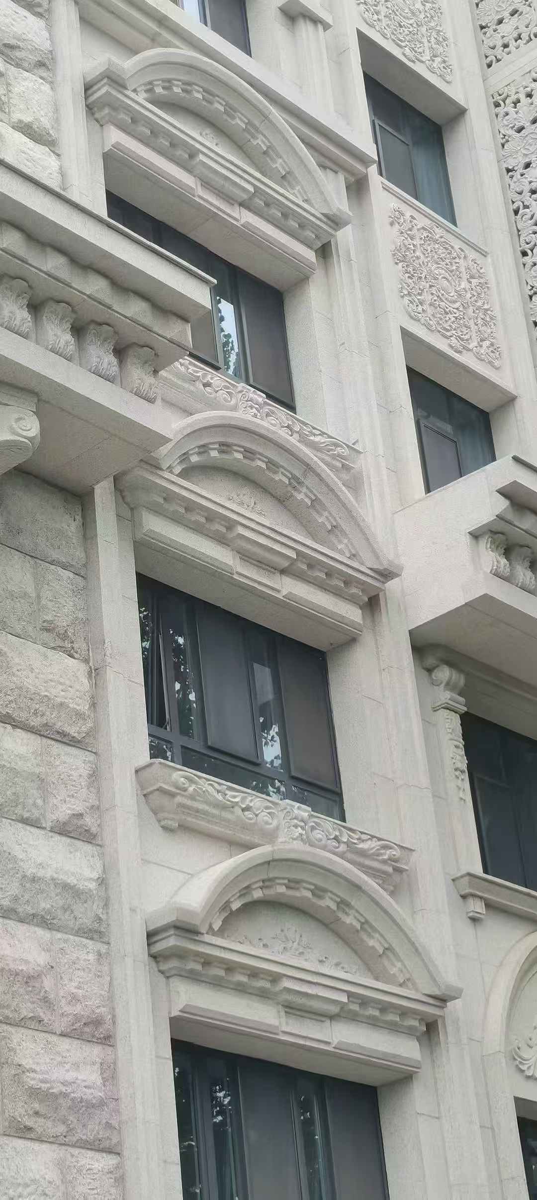 自贡芝麻白异形 石材异形定制