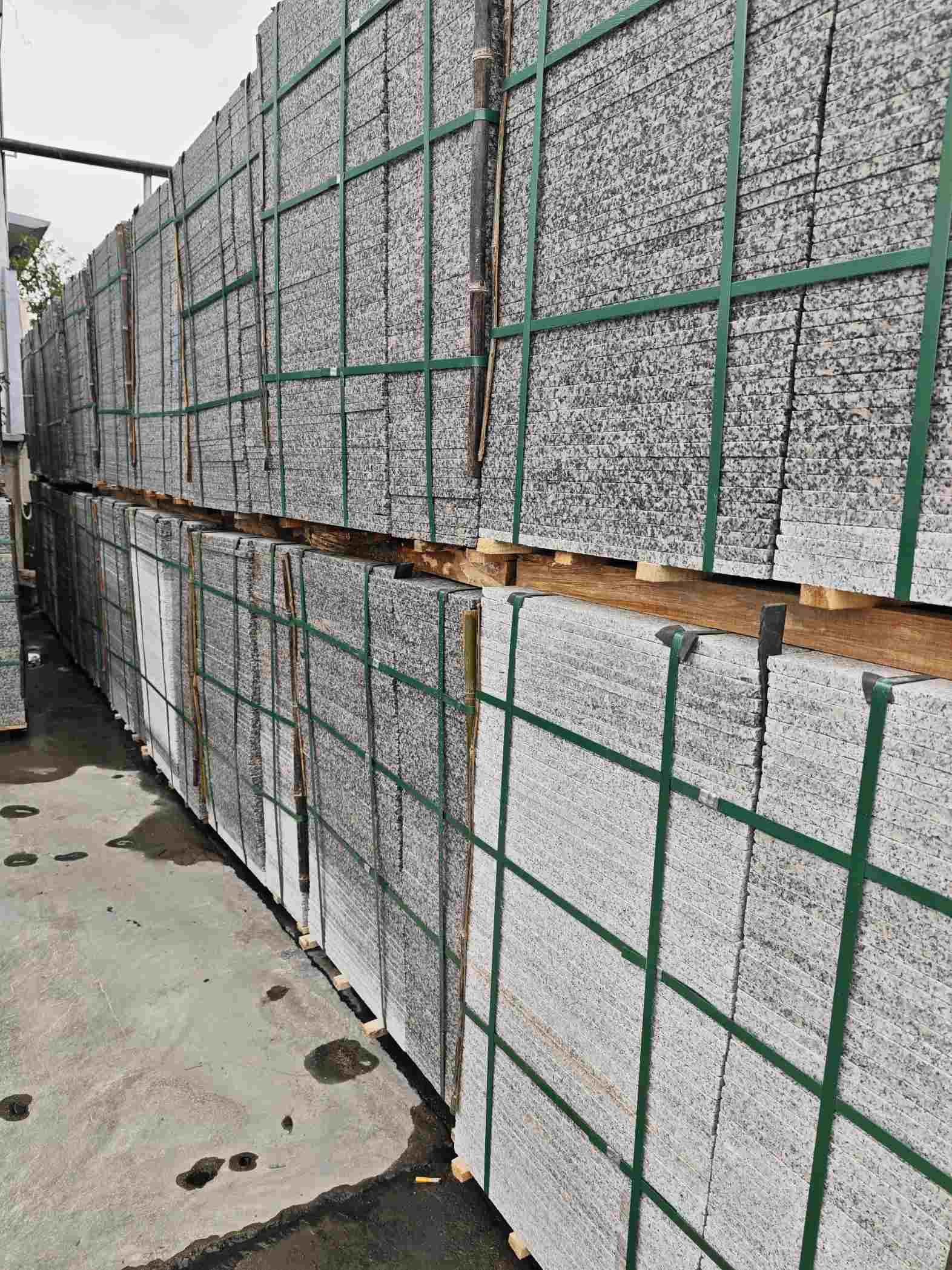 自贡芙蓉白地铺石，石材地铺石