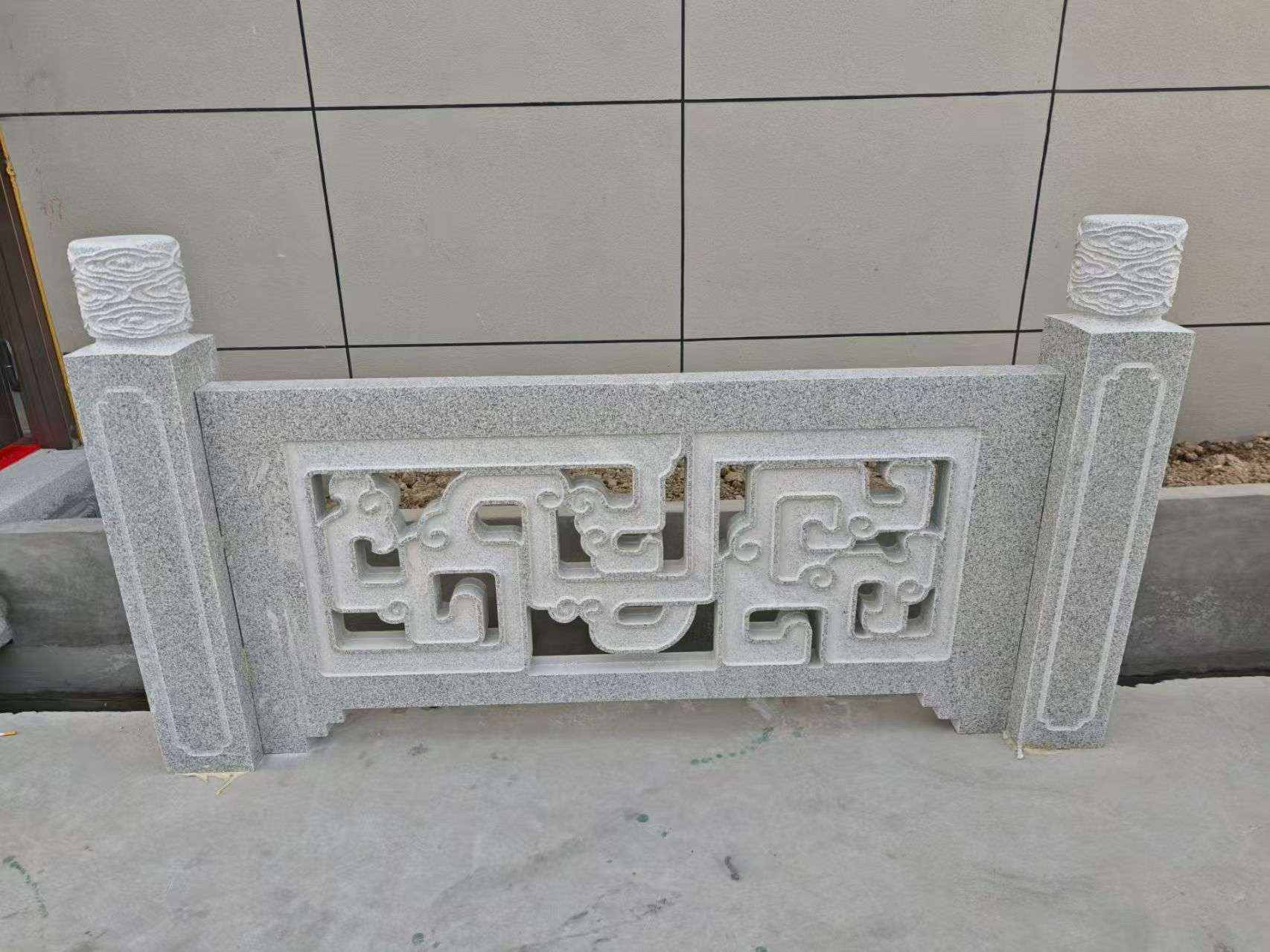 自贡芝麻白河道栏杆 桥栏杆