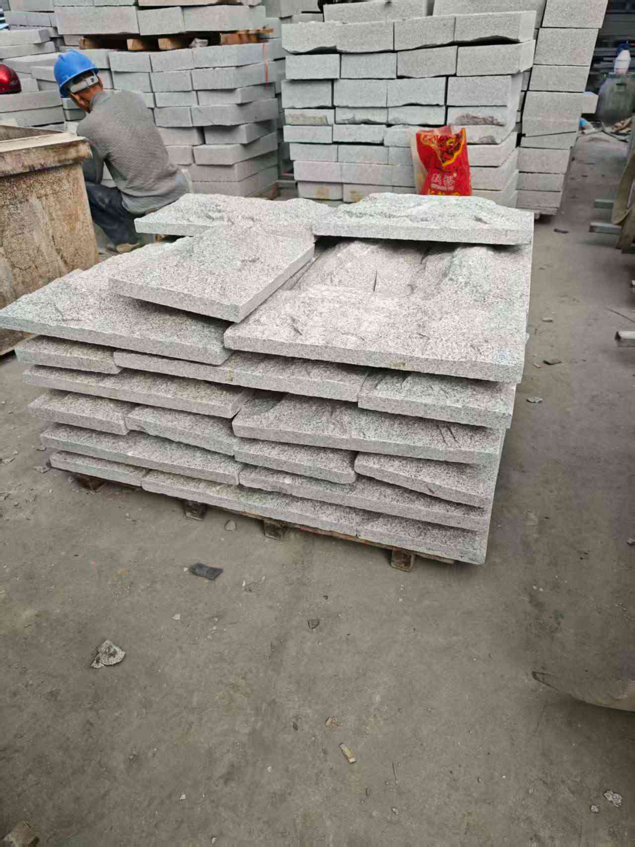 自贡芝麻白蘑菇石，自然面