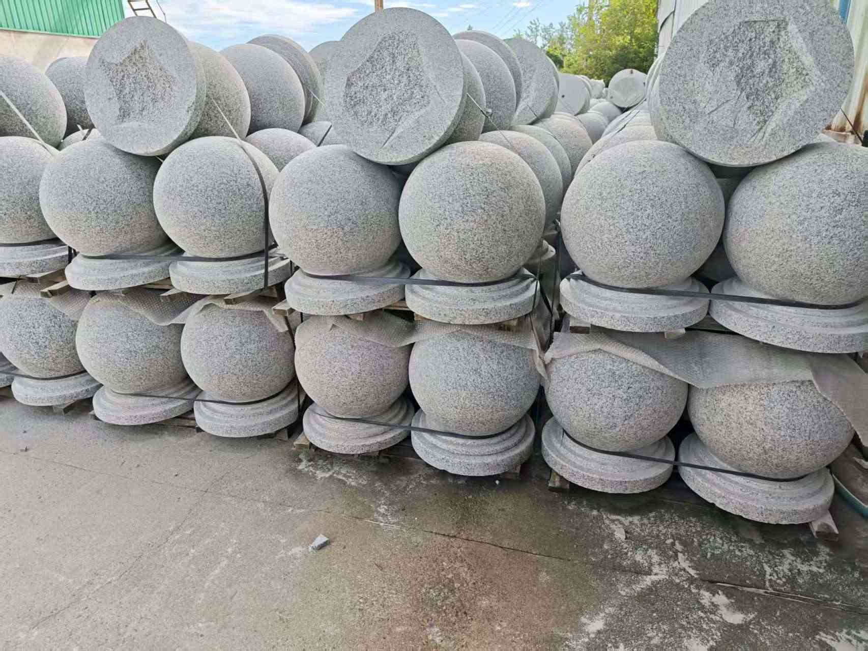 自贡圆球石球挡车球