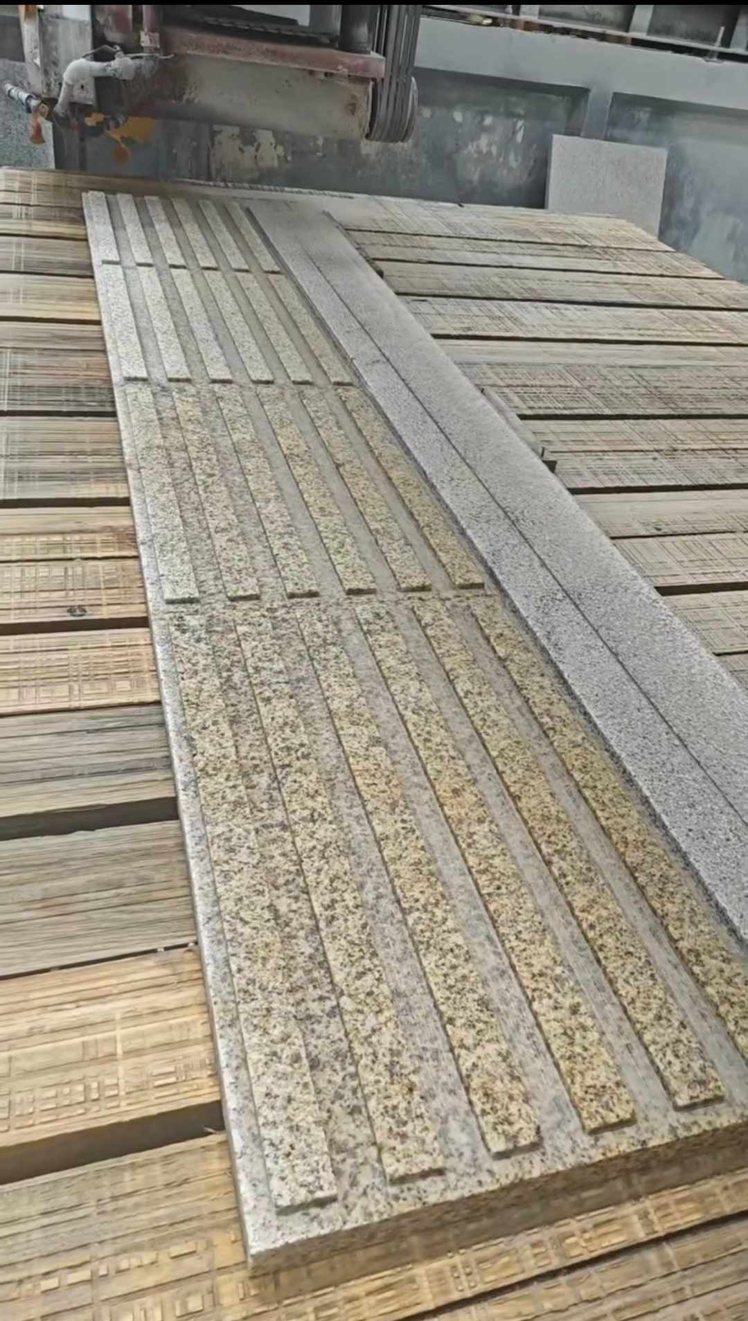 自贡黄金麻盲道石 盲条