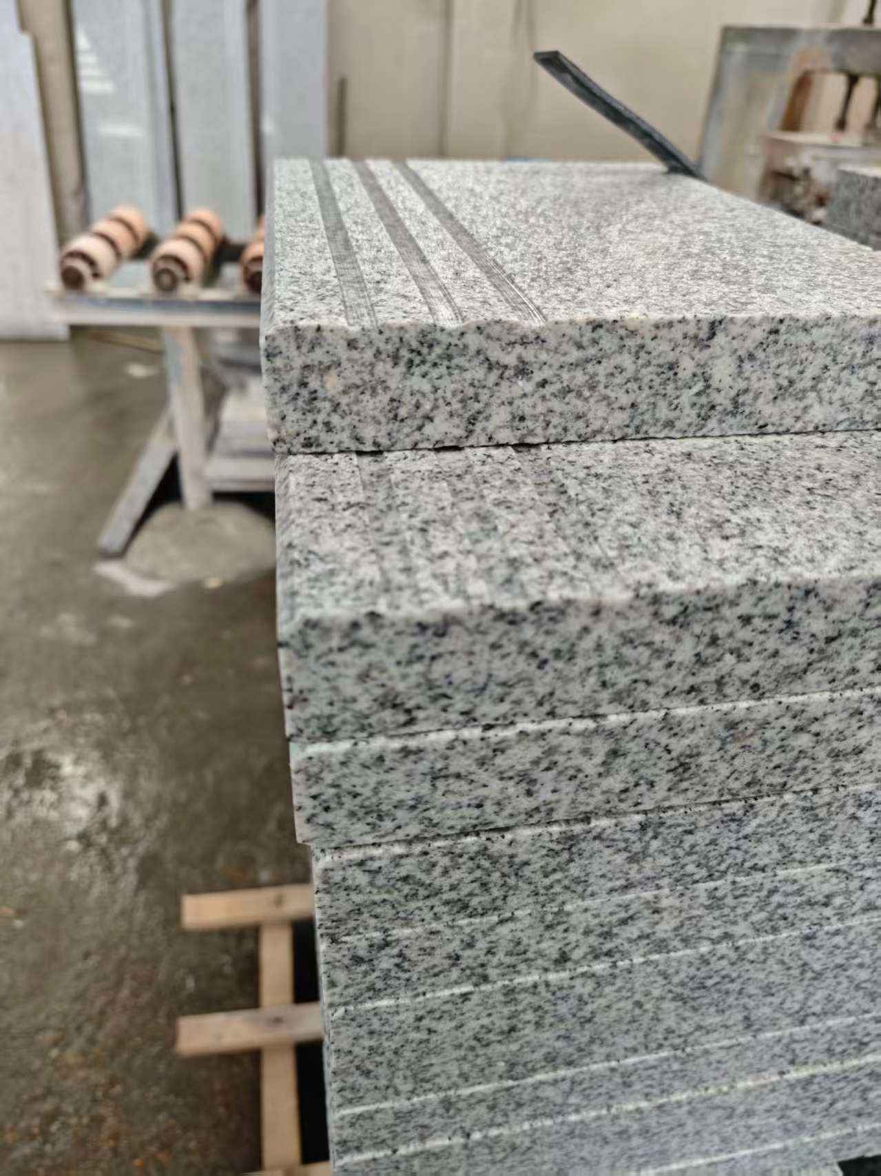 自贡芝麻白楼梯踏步